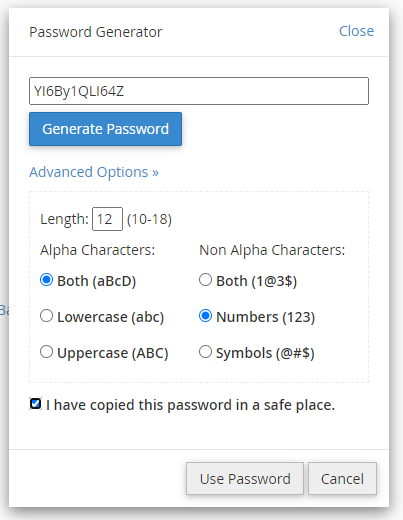 Password generator