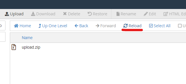 Reload upload.zip